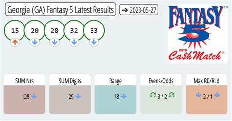 fantasy 5 results ga